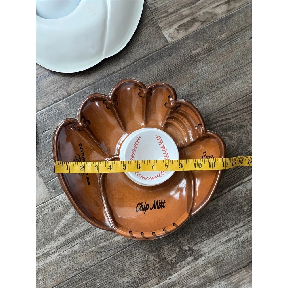 Plastic CHIP MITT 3 Pack SERVING / PARTY Baseball Glove Chip Official Big‎ Scoop